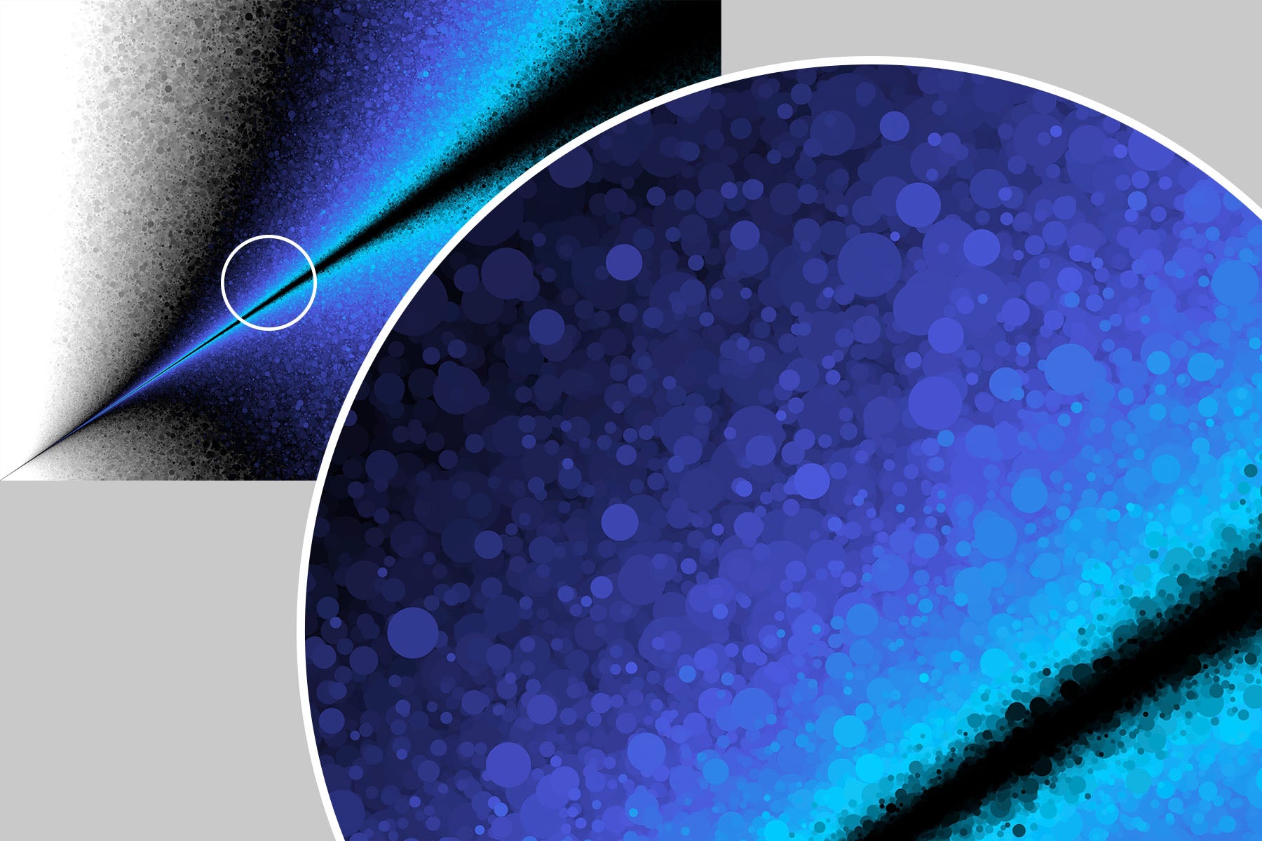 Affine Design Cherenkov - Print Detail