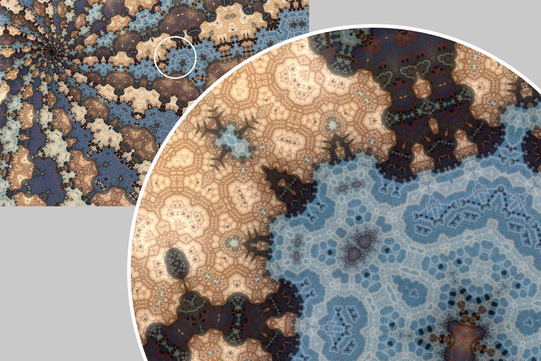 Affine Design Spall - Print Detail